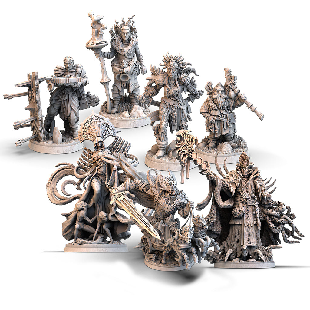 Tainted Grail: Kings of Ruin Corebox figures