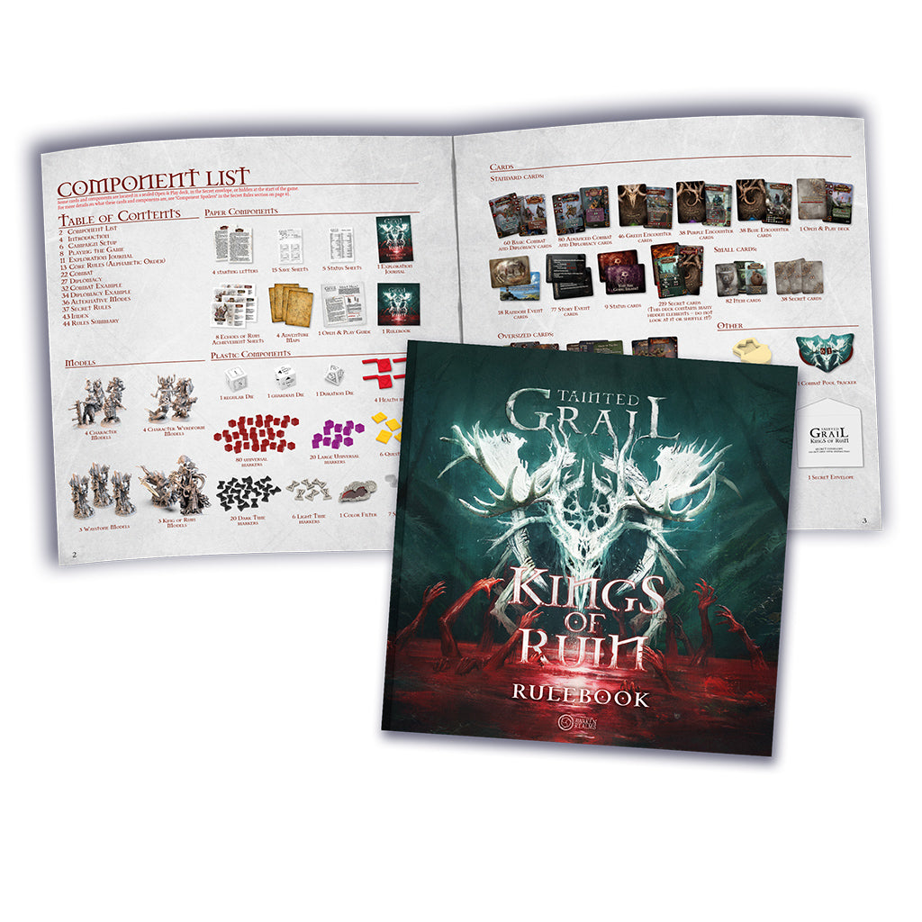 Tainted Grail: Kings of Ruin Corebox rulebook