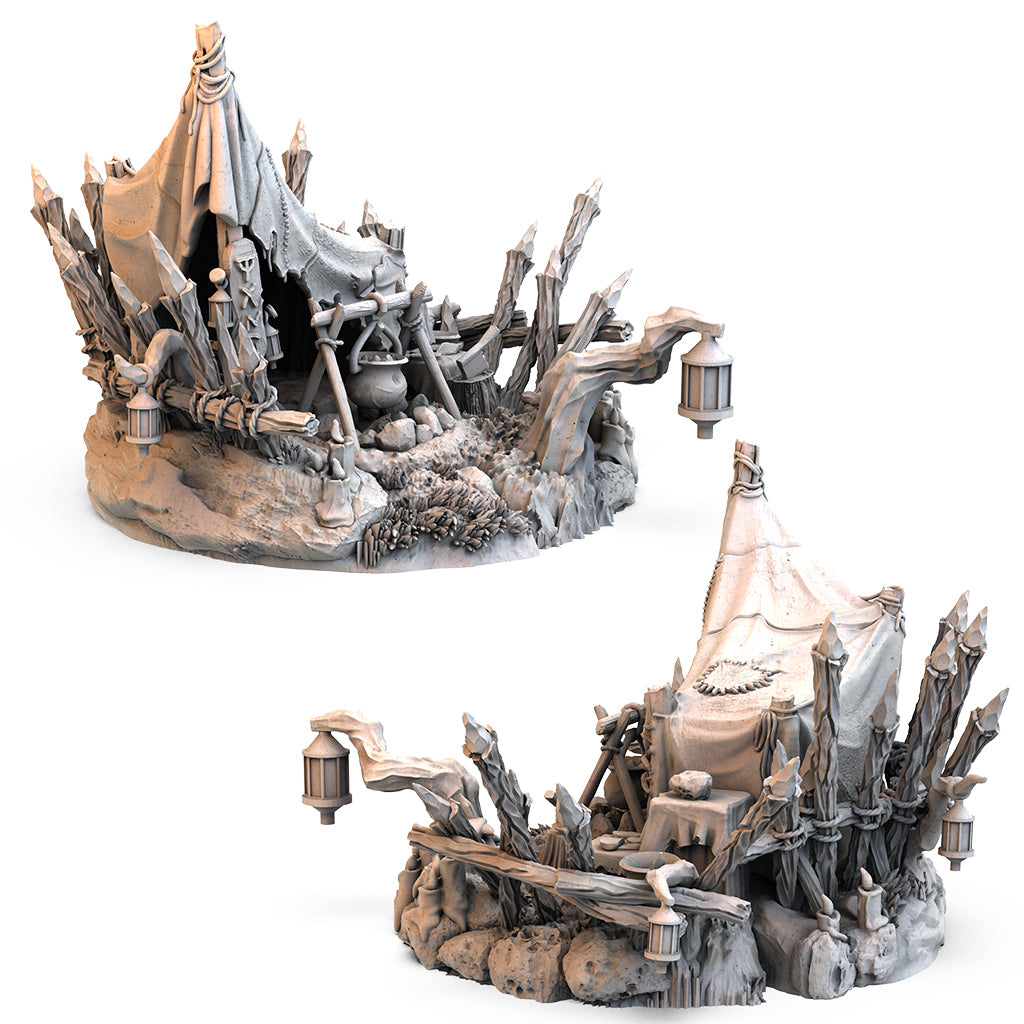 Tainted Grail: Kings of Ruin Stretch Campsite figure