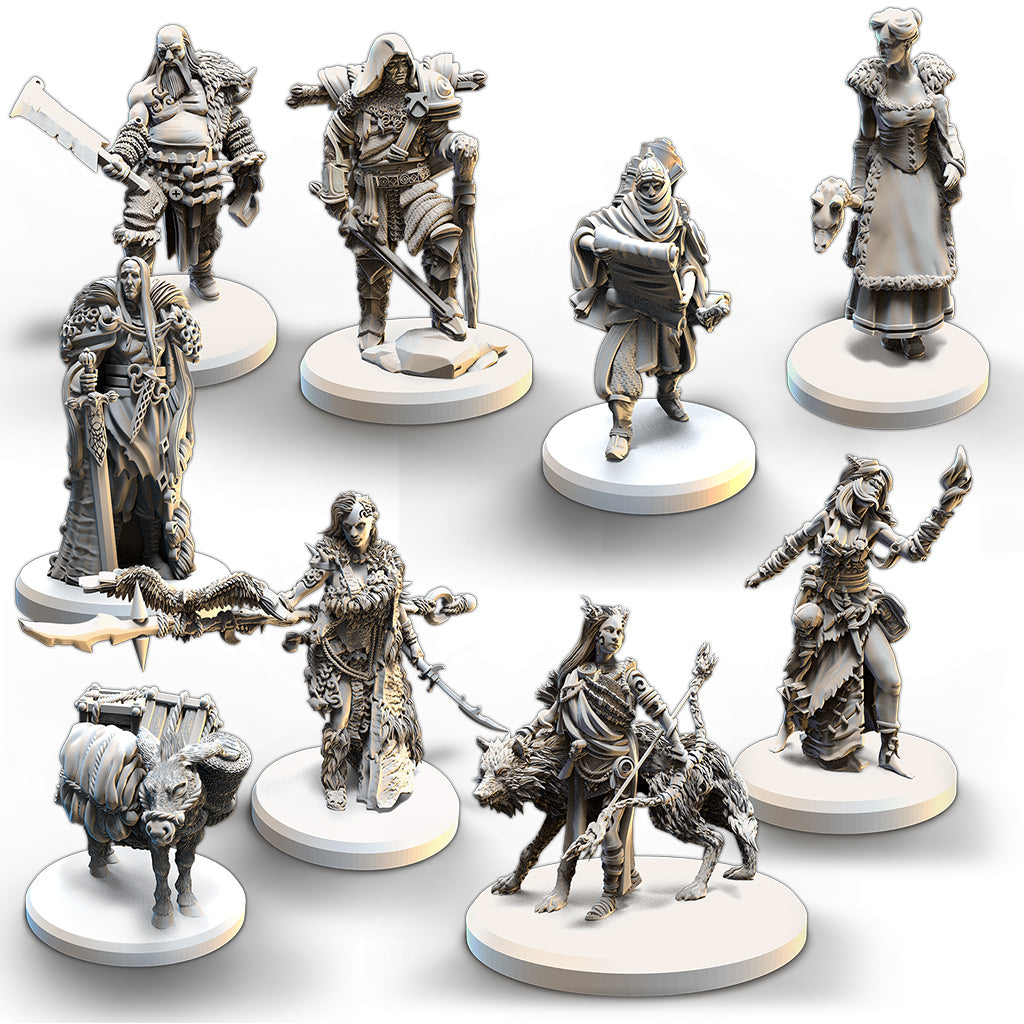 Tainted Grail: Stretch Goals figures