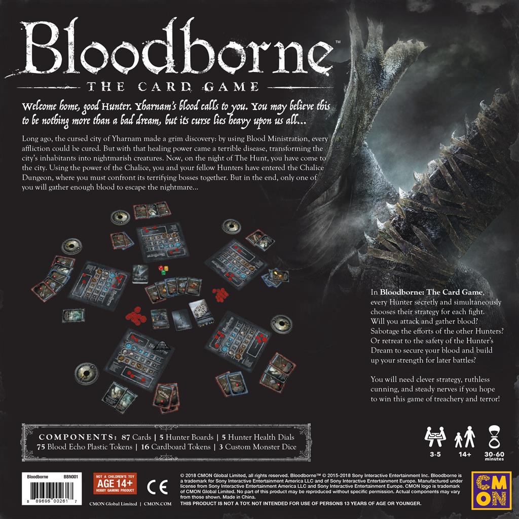Bloodborne: The Card Game back