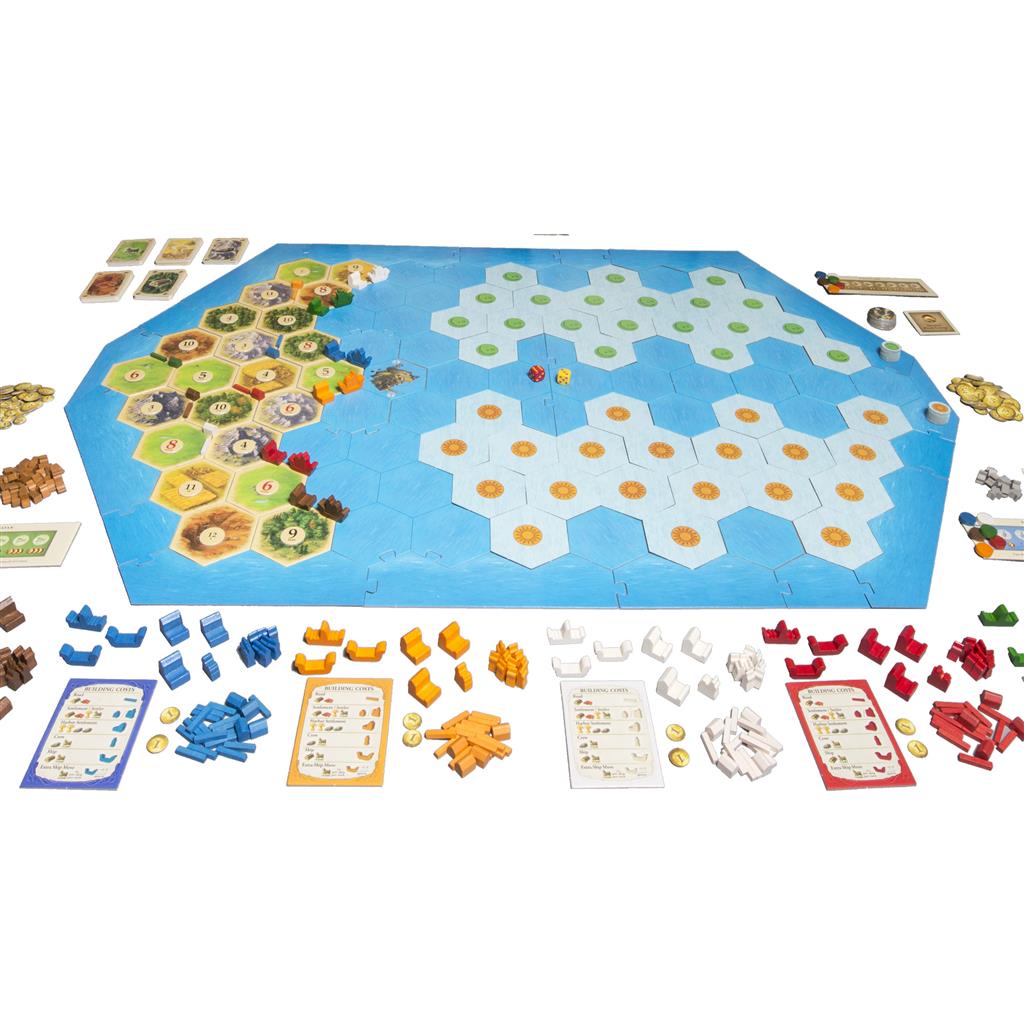 Catan Extension: Explorers And Pirates 5-6 Players game play