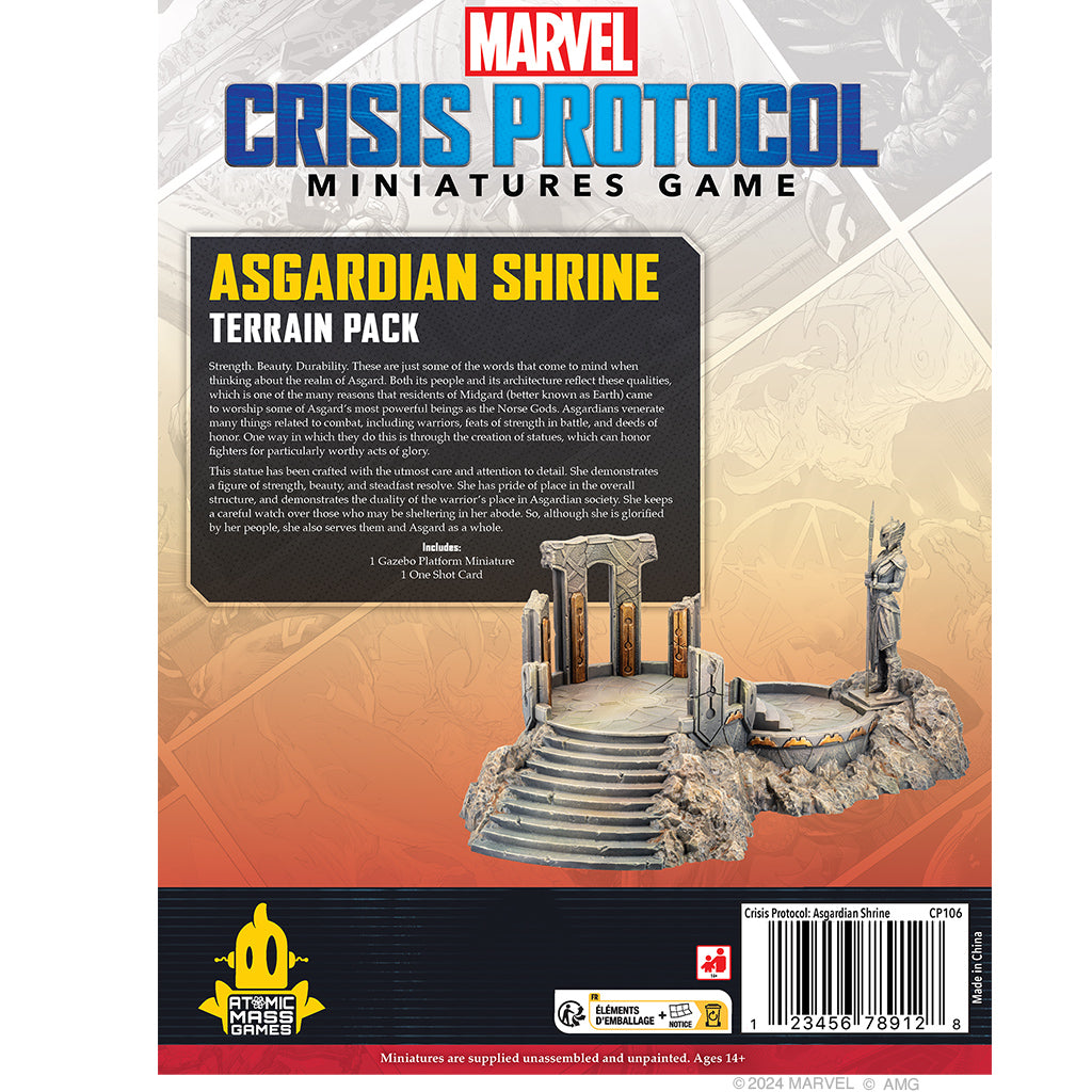 Marvel Crisis Protocol - Asgardian Shrine Terrain Pack back