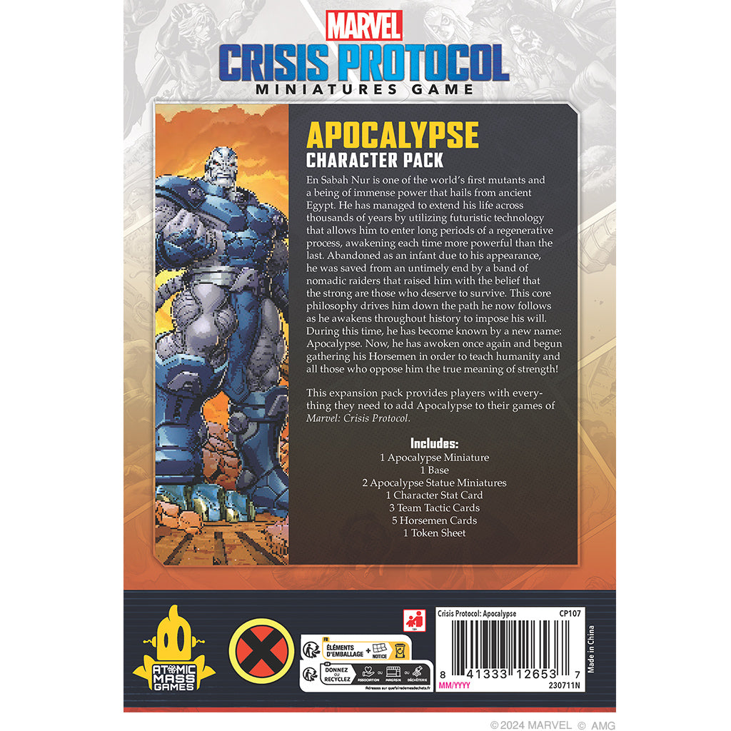 Marvel Crisis Protocol - Apocalypse back