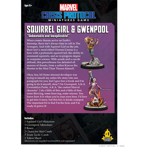 Marvel Crisis Protocol - Squirrel Girl & Gwenpool back