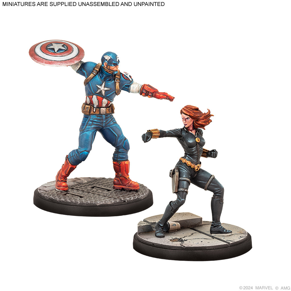 Marvel Crisis Protocol - Avengers Affiliation Pack figures