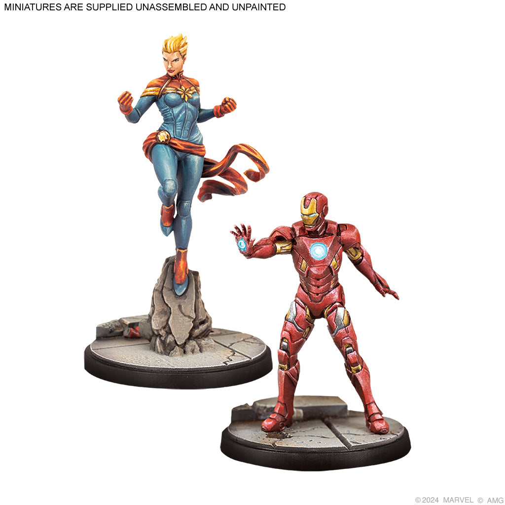 Marvel Crisis Protocol - Avengers Affiliation Pack figures