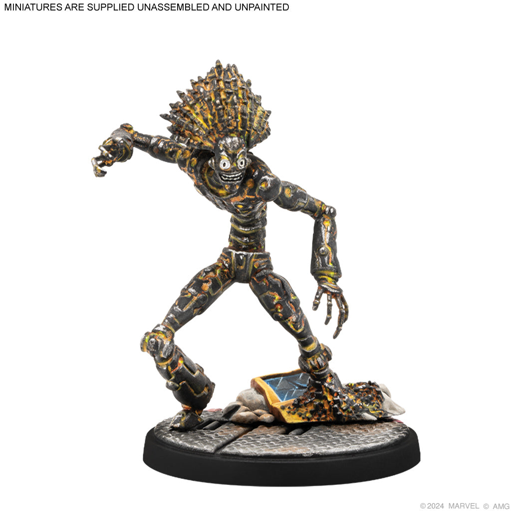 Marvel Crisis Protocol - Sunspot & Warlock warlock painted example