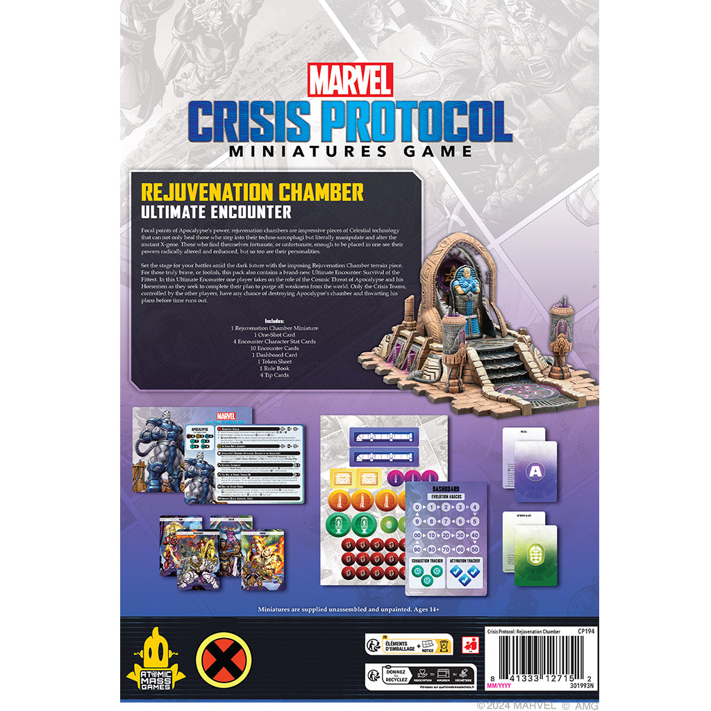 Marvel Crisis Protocol - Rejuvenation Chamber Terrain And Ultimate Encounter back