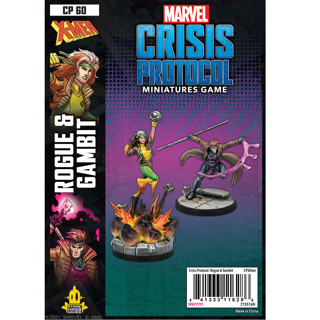 Marvel Crisis Protocol - Gambit & Rogue front