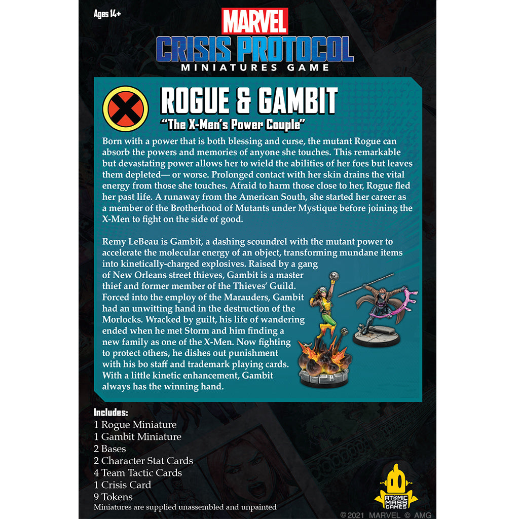 Marvel Crisis Protocol - Gambit & Rogue back