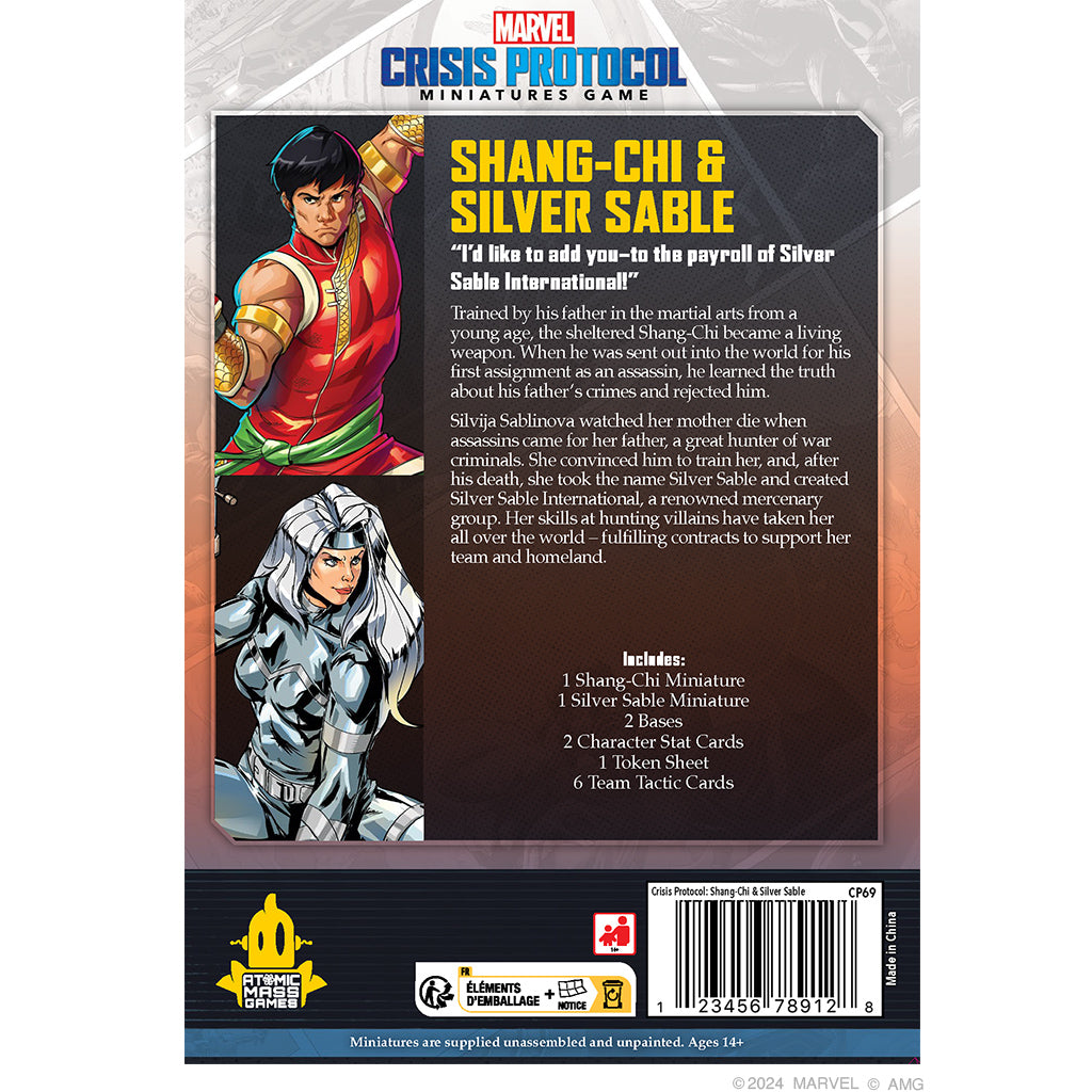 Marvel Crisis Protocol - Shang Chi & Silver Sable