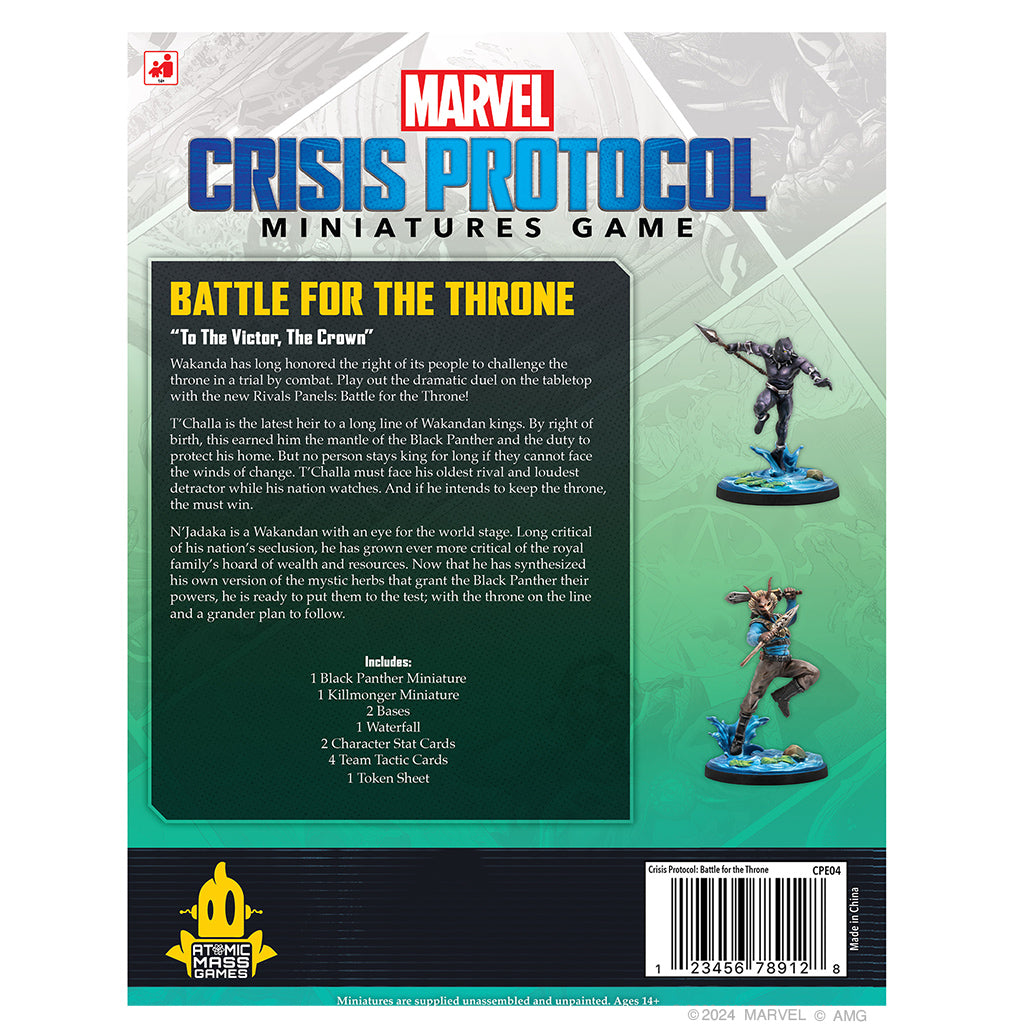 Marvel Crisis Protocol - Rivals Panels - Battle for the Throne back