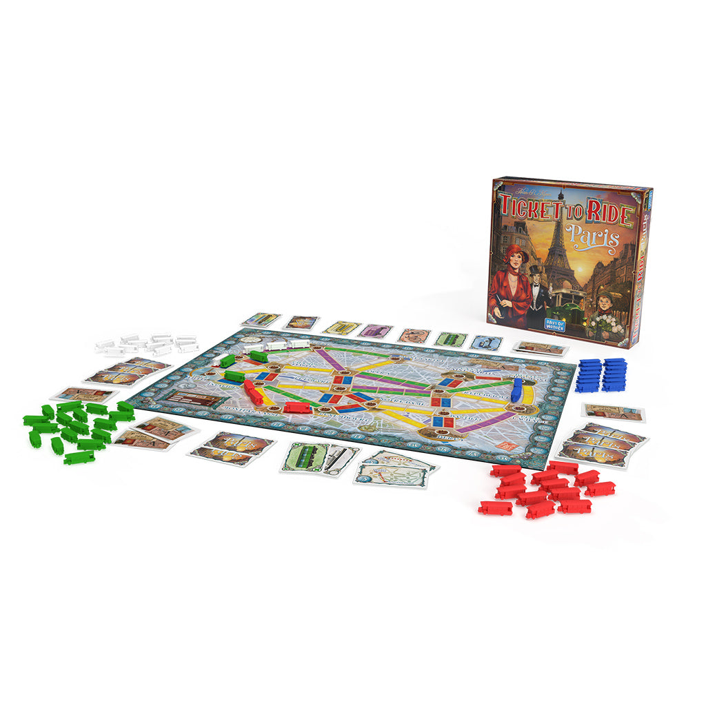 Ticket to Ride: Paris content of the game