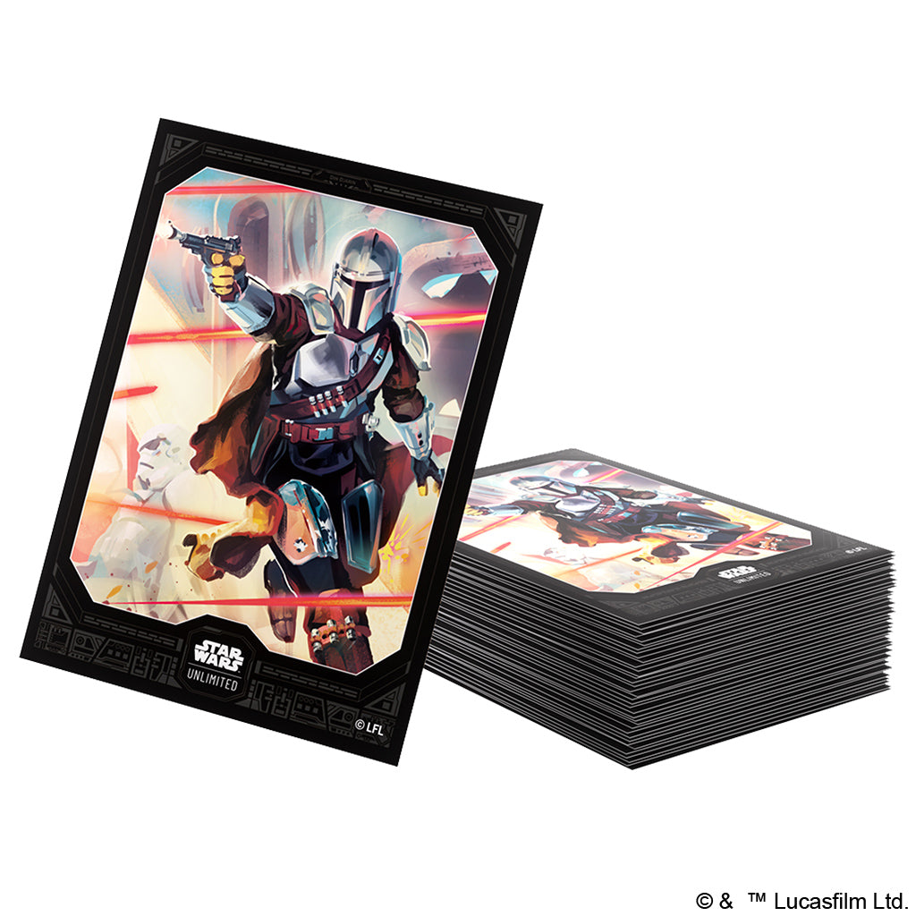 Over the Brick GameGenic: Star Wars Unlimited Art Sleeves - Mandalorian Over the Brick GameGenic: Star Wars Unlimited Art Sleeves - Mandalorian