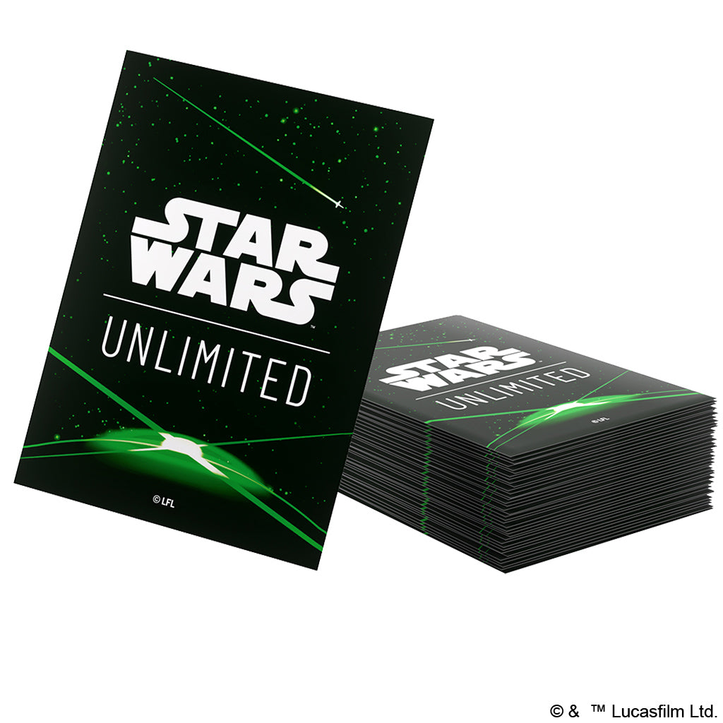 GameGenic: Star Wars Unlimited Art Sleeves - Card Back Green