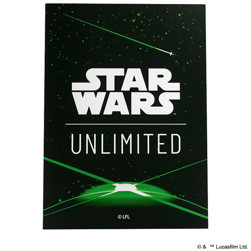 GameGenic: Star Wars Unlimited Art Sleeves - Card Back Green