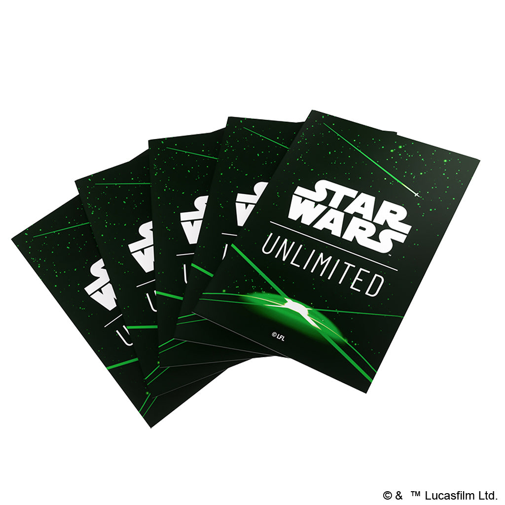 GameGenic: Star Wars Unlimited Art Sleeves - Card Back Green