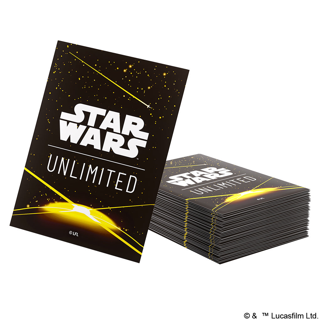 GameGenic: Star Wars Unlimited Art Sleeves - Card Back Yellow