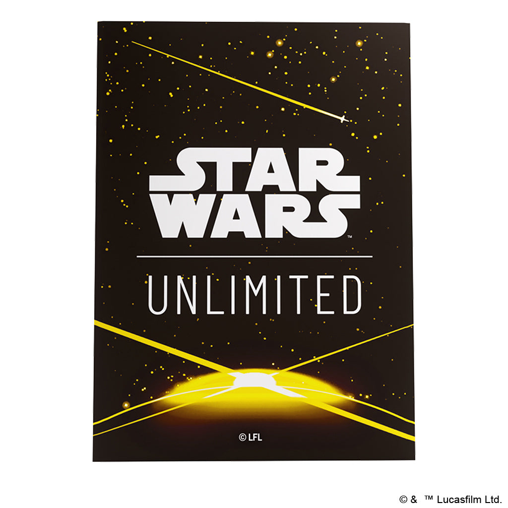 GameGenic: Star Wars Unlimited Art Sleeves - Card Back Yellow