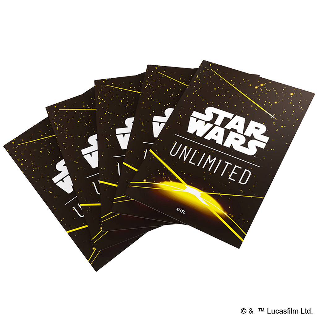 GameGenic: Star Wars Unlimited Art Sleeves - Card Back Yellow