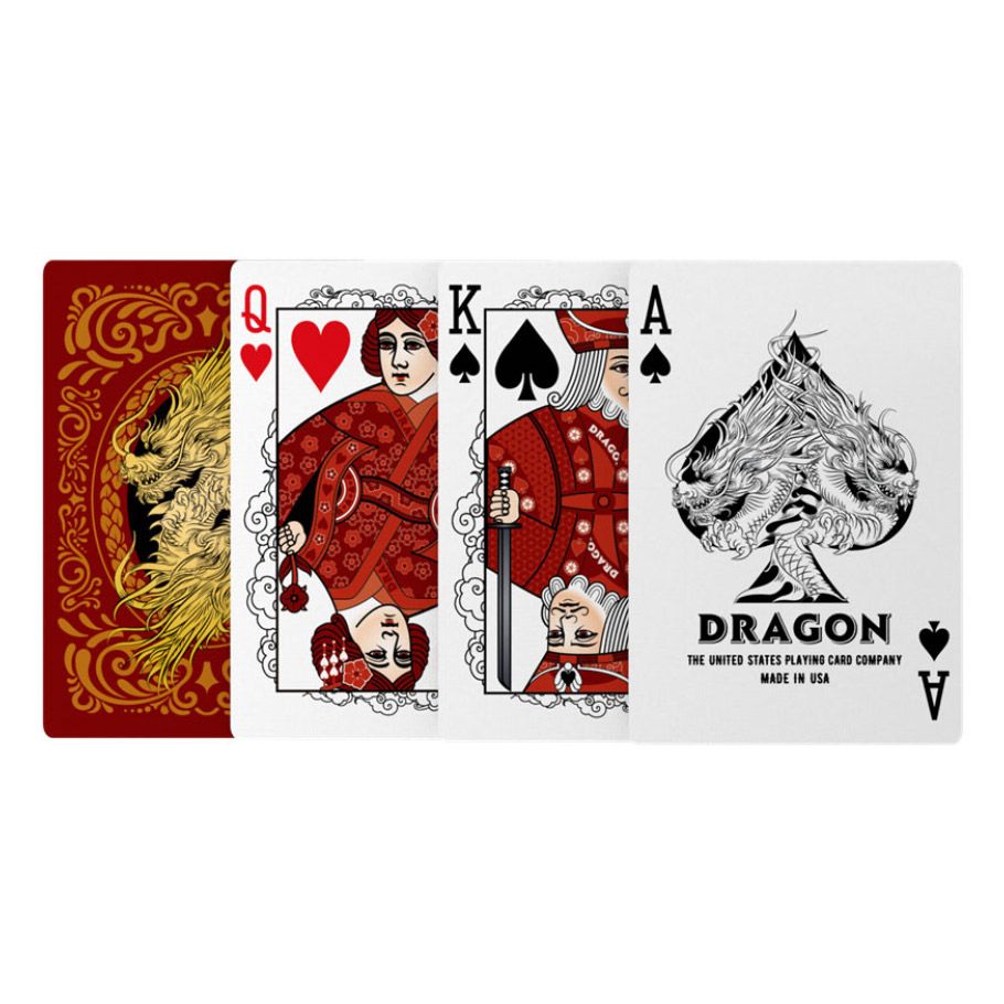 Playing Cards: Dragon Red