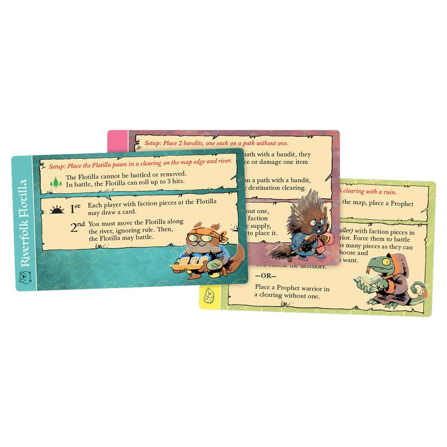 Root: Riverfolk Hirelings Pack Cards