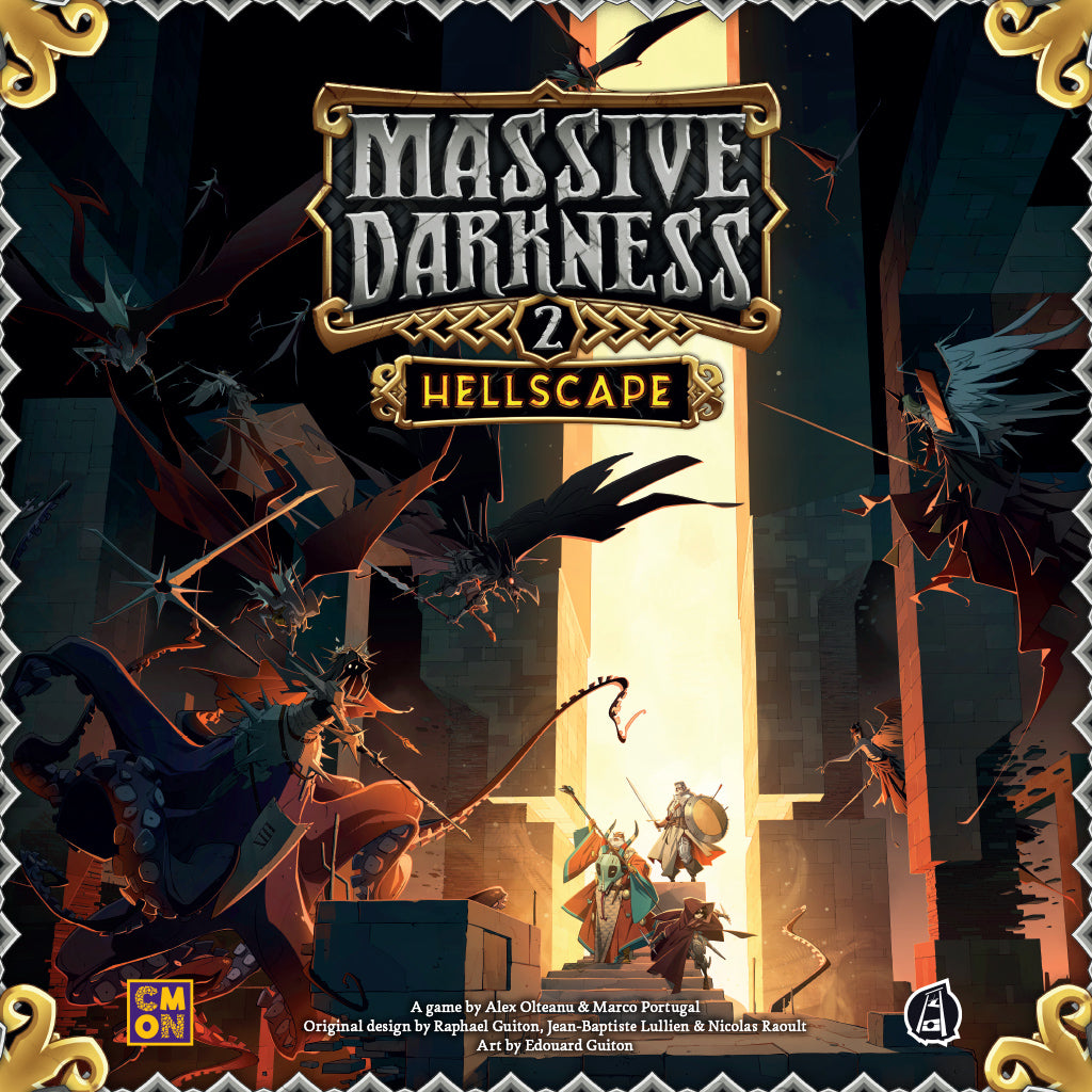 Massive Darkness 2: Hellscape front of the box