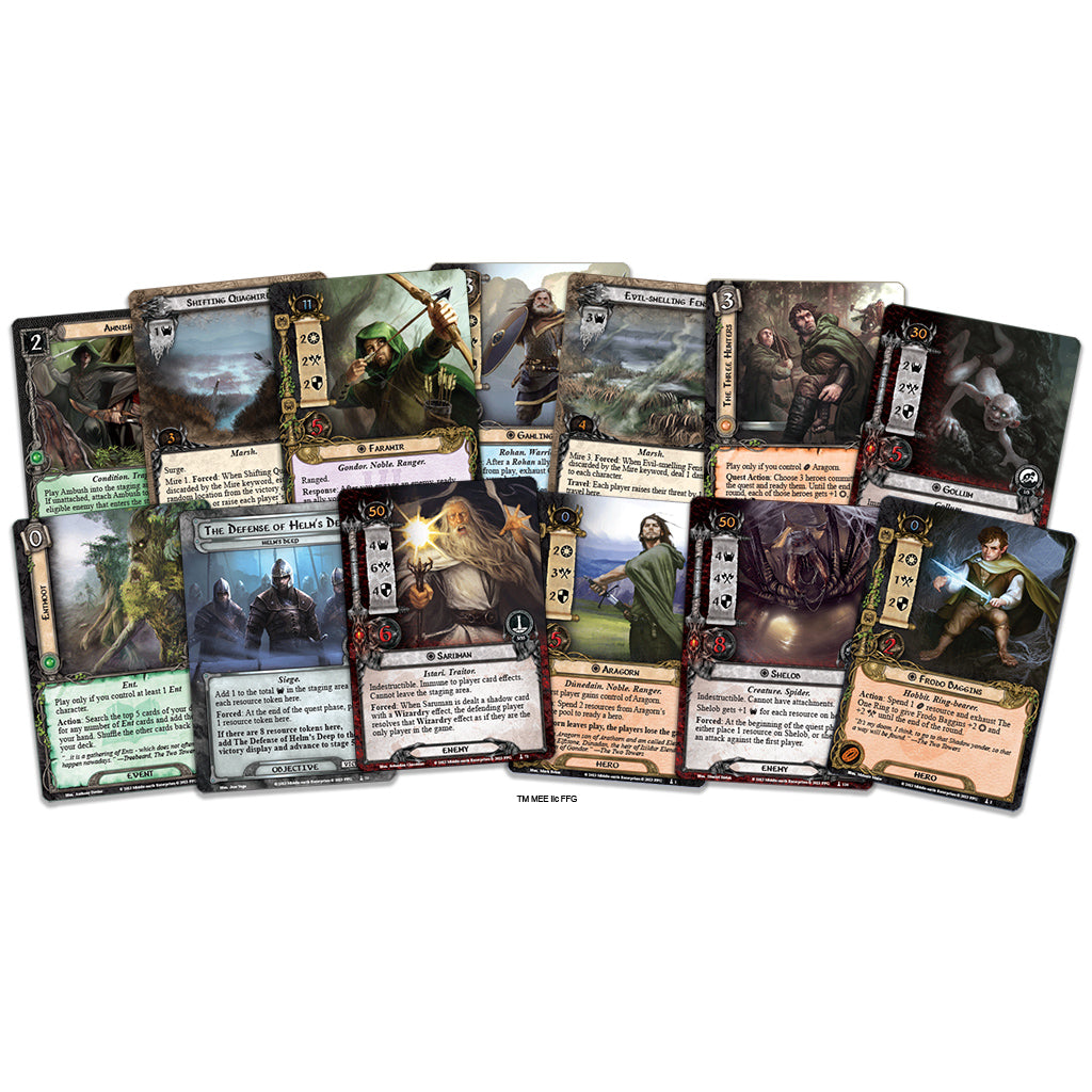 Lord of The Rings: The Two Towers Saga Expansion cards