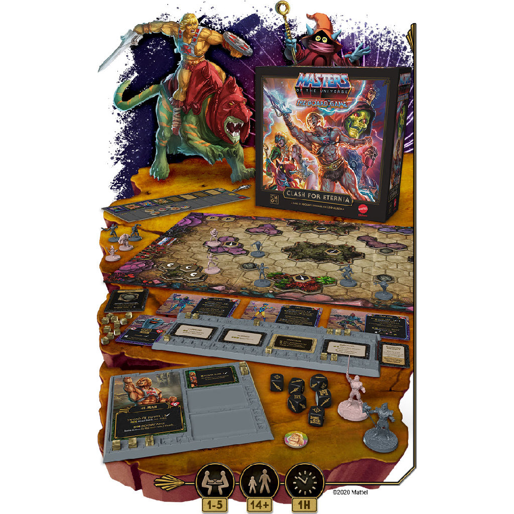 Masters of the Universe: The Board Game - Clash for Eternia game play
