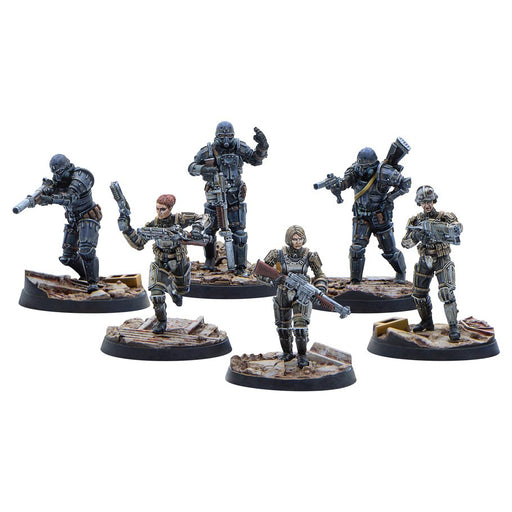 Fallout Wasteland Warfare: Brotherhood of Steel - Combat Patrol figures