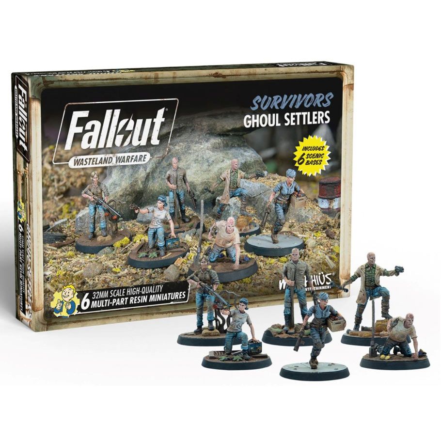 Fallout Wasteland Warfare: Survivors Ghoul Settlers