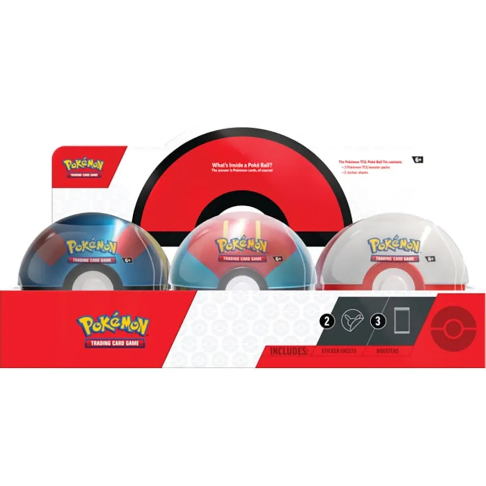 Pokémon Q3 2023 Pokeball Tin Display