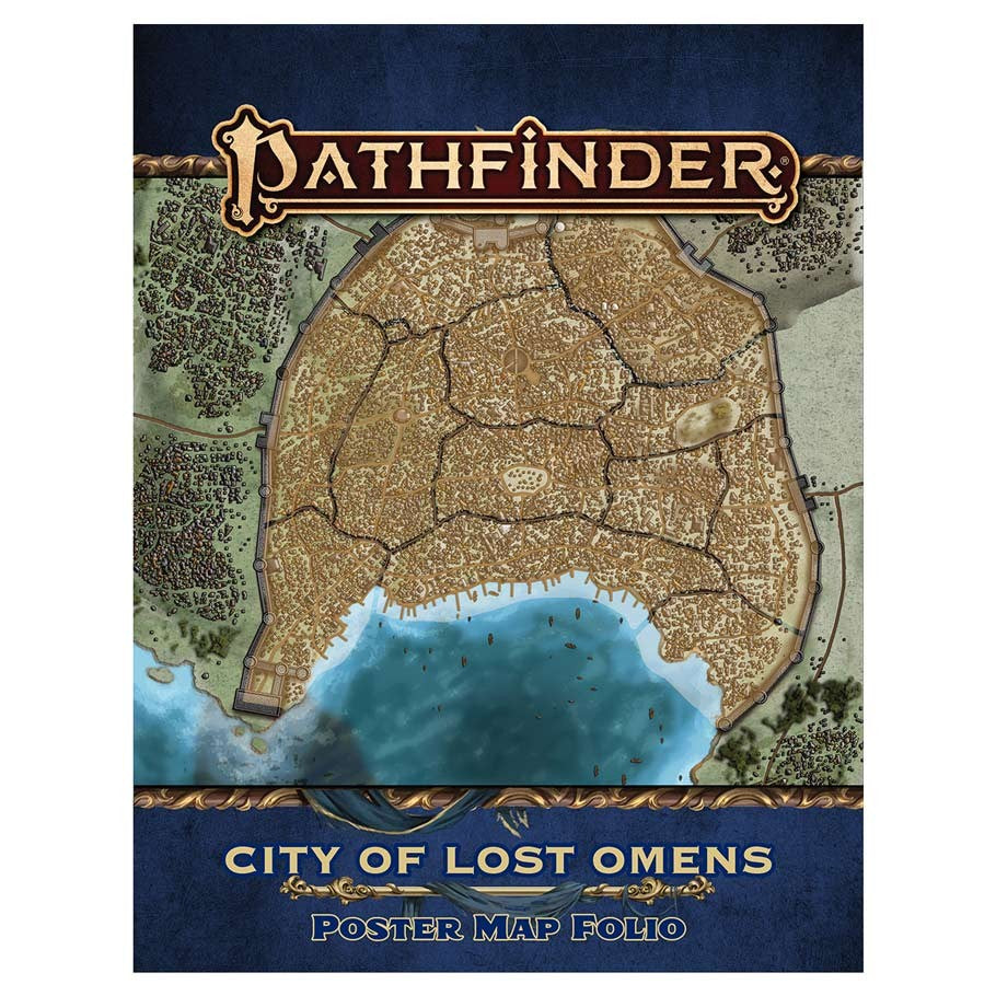 Pathfinder 2nd Edition Lost Omens: Absalom Map Folio