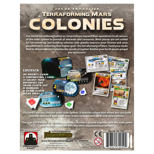 Terraforming Mars: The Colonies back