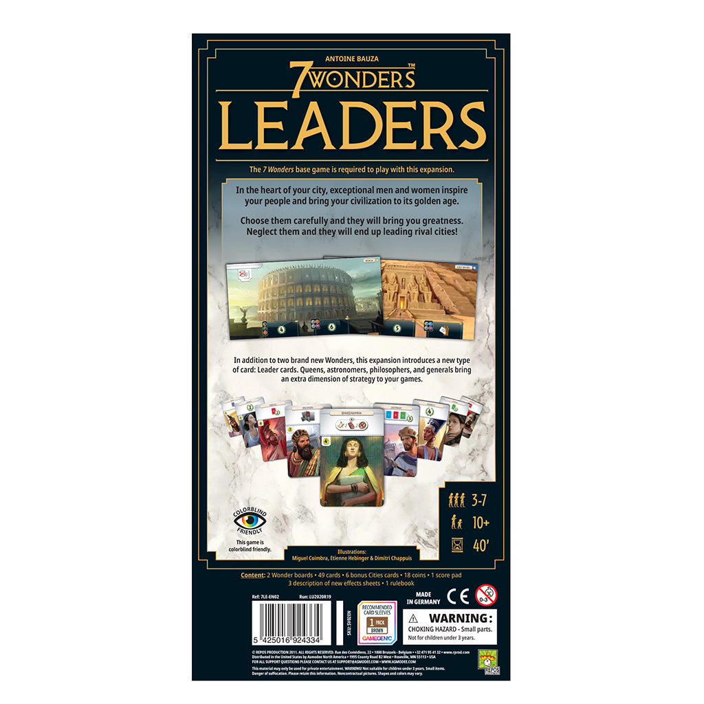 7 Wonders: Leaders back