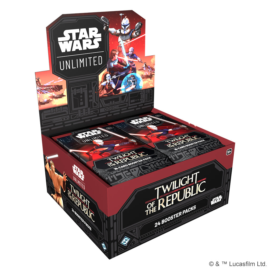 Star Wars: Unlimited - Twilight of the Republic Booster Display