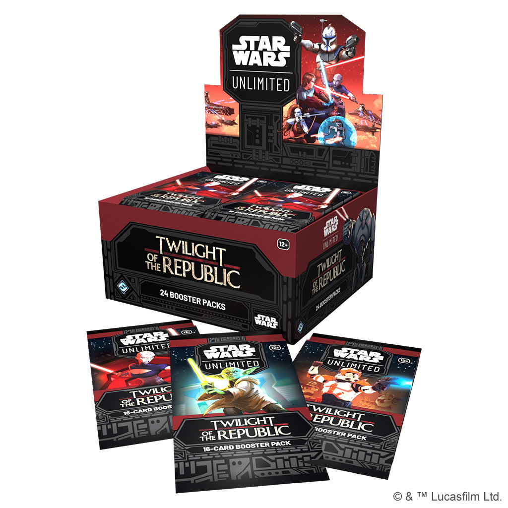 Star Wars: Unlimited - Twilight of the Republic Booster Display