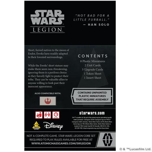 Star Wars Legion - Ewok Warriors Unit back
