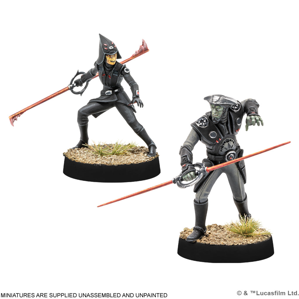 Star Wars Legion - Fifth Brother And Seventh Sister Operative Expansion painted miniature example