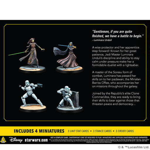 Star Wars Shatterpoint: Plans and Preparation Squad Pack back