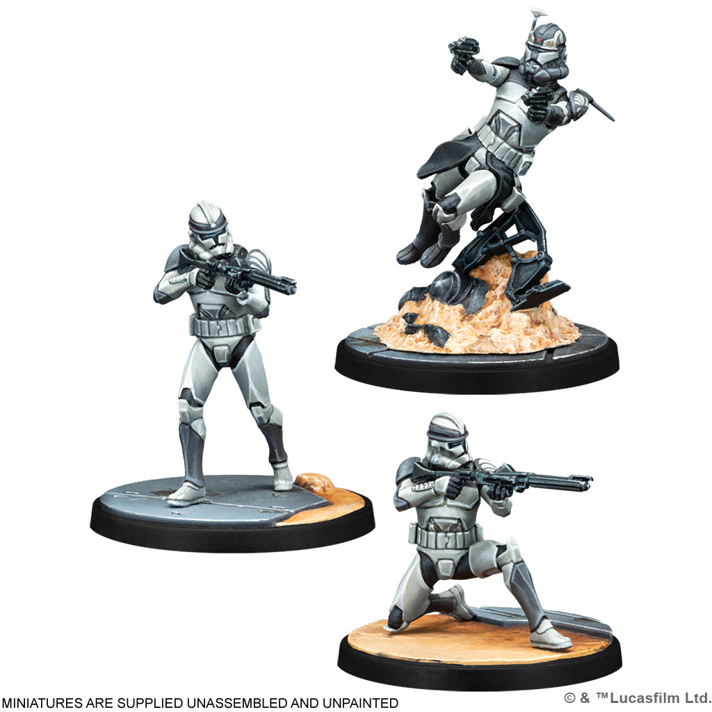 Star Wars Shatterpoint: Lead By Example Squad Pack figures