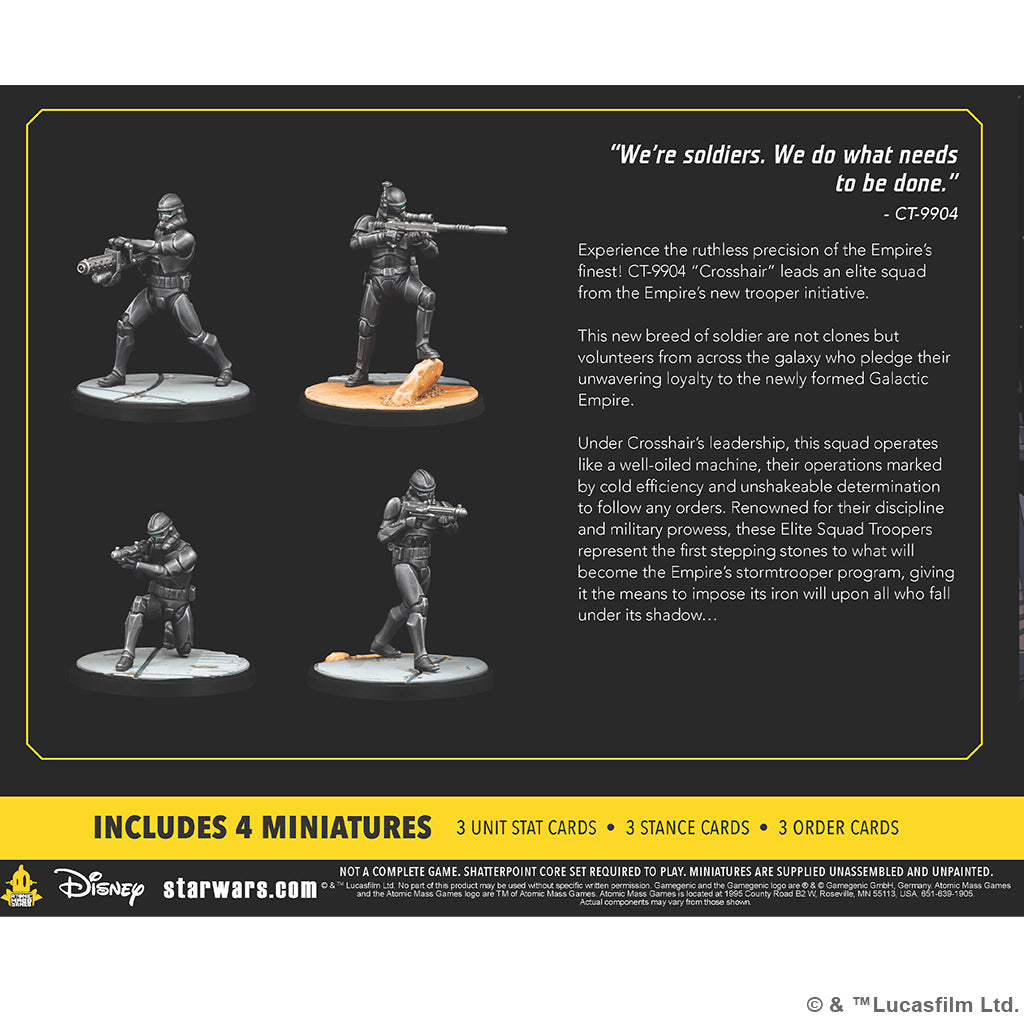 Star Wars Shatterpoint: Good Soldiers Follow Orders Squad Pack back