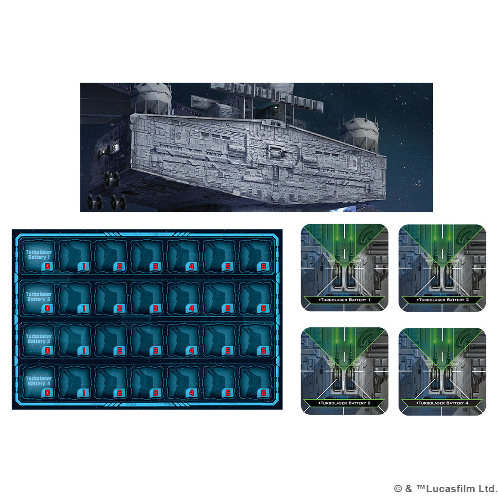Star Wars X-Wing: Battle Over Endor Scenario Pack content