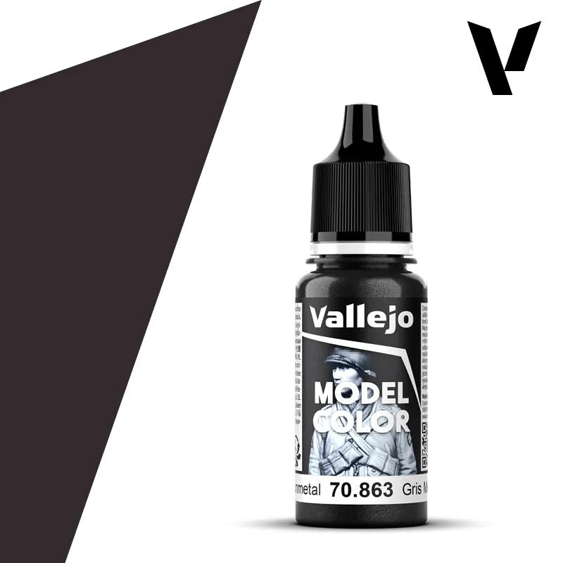 Vallejo Model Color - Gunmetal Grey (18ml)