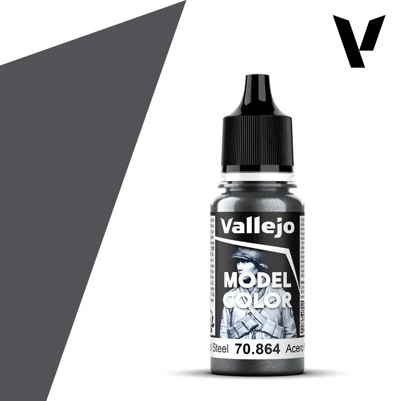 Vallejo Model Color - Natural Steel (18ml)