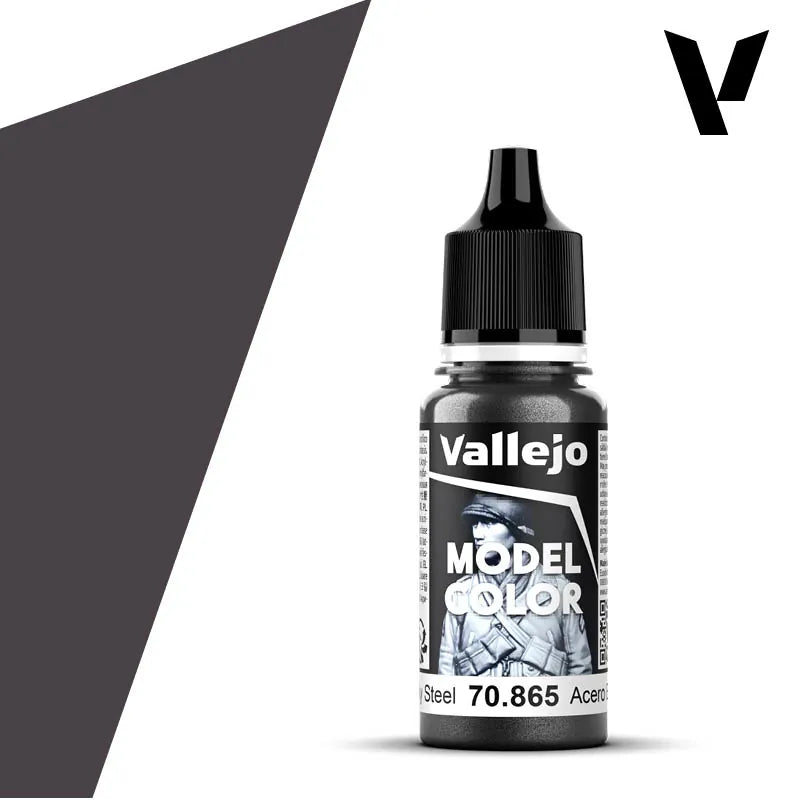 Vallejo Model Color - Oily Steel (18ml)