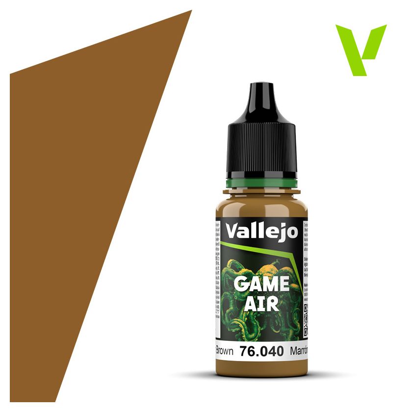 Vallejo Game Air: Leather Brown (18ml)