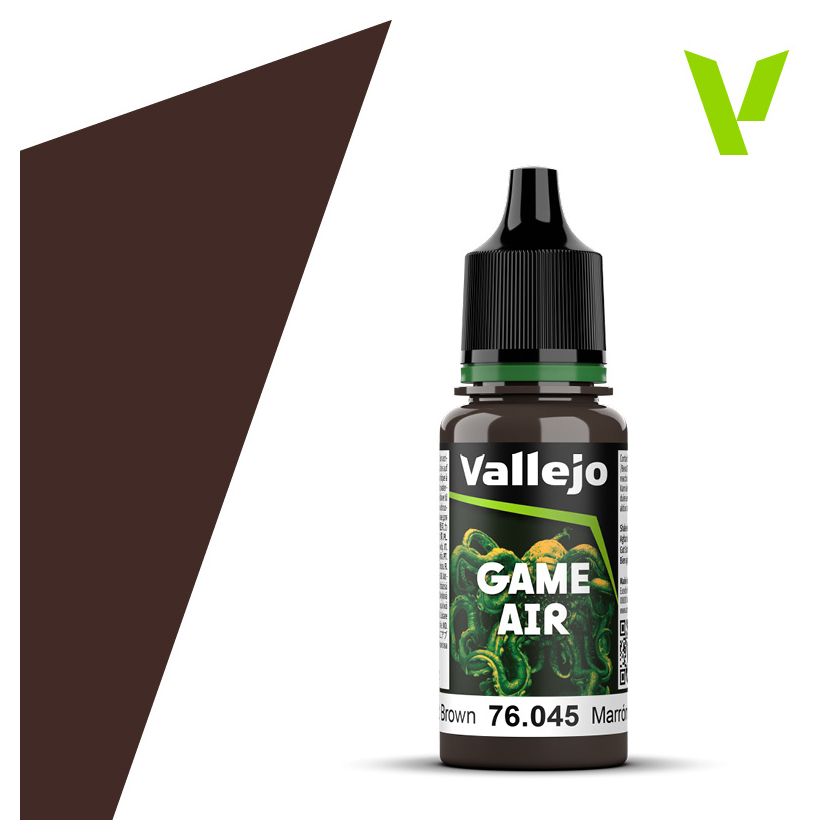 Vallejo Game Air: Charred Brown (18ml)