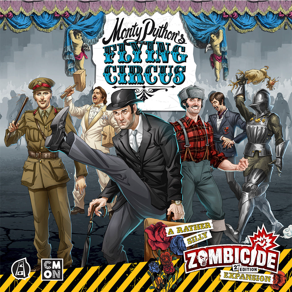Zombicide: Monty Python's Flying Circus front of the box